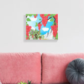 Druiven uit wijngaarden canvas afdruk (Insitu (Woonkamer))