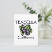 Druiven van Temecula Briefkaart (Staand voorkant)
