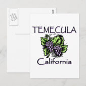 Druiven van Temecula Briefkaart (Voorkant / Achterkant)