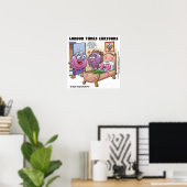 Druiven Verwachtingen Dickens & Zwangerschap Poste Poster (Thuiskantoor)
