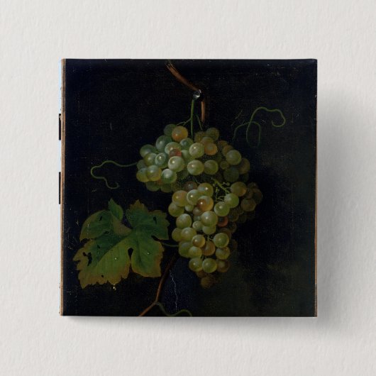 druiven vierkante button 5,1 cm (Voorkant)