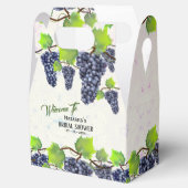 Druiven Vineyard Mediterranean Garden Wedding Bedankdoosjes (Geopend)