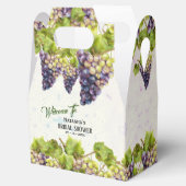 Druiven Vineyard Mediterranean Garden Wedding Bedankdoosjes (Geopend)