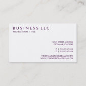 druiven. visitekaartje (Achterkant)