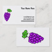 druiven visitekaartje (Voorkant / Achterkant)