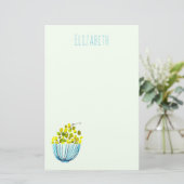 Druiven waterverf Art Fruit Briefpapier (Staand voorkant)