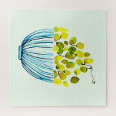 Druiven waterverf Art Fruit Legpuzzel (Horizontaal)