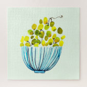 Druiven waterverf Art Fruit Legpuzzel (Verticaal)
