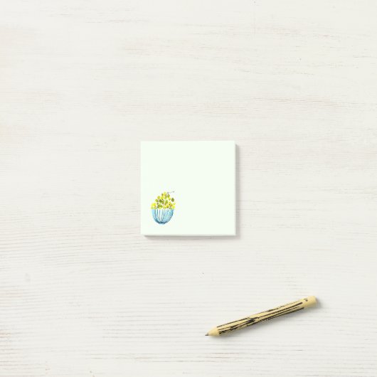 Druiven waterverf Art Fruit Post-it® Notes (Op bureau)