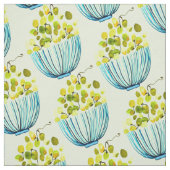Druiven waterverf Art Fruit Stof (Swatch)