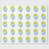 Druiven waterverf fruitillustratie cadeaupapier (Vlak)