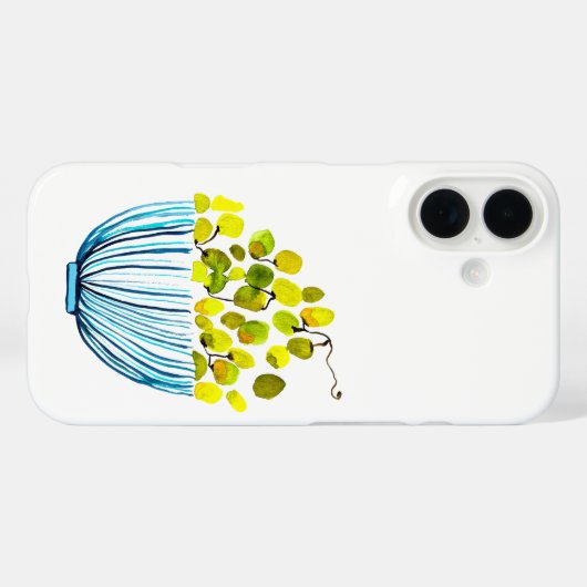 Druiven waterverf fruitillustratie Case-Mate iPhone case (Achterkant (horizontaal))