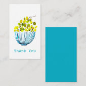 Druiven waterverf fruitillustratie notitiekaartje (Voorkant / Achterkant)