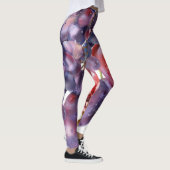 druiven Waterverf herfst Kaart Leggings (Rechts)