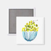 Druiven waterverf schattig fruit magneet (Voorkant / Achterkant)