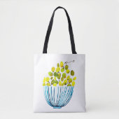 Druiven waterverf schattig fruit tote bag (Voorkant)