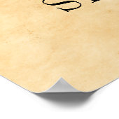  druiven Weddenschap Vrijgezellenfeest Welkom Poster (Hoek)