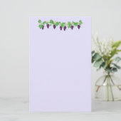 Druiven Wijn Briefpapier (Staand voorkant)