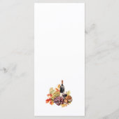 Druiven & Wijn Feestdagen thema Menu (Achterkant)