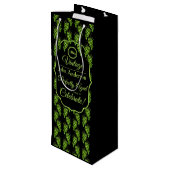 Druiven Wijn Gift Bag Cadeautas (Achterkant Gekanteld)