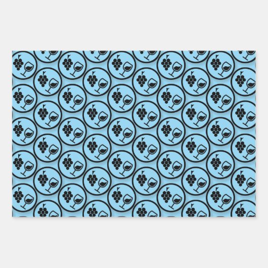 Druiven & Wijn Ontwerp Wrapping Paper (Voorkant 3)