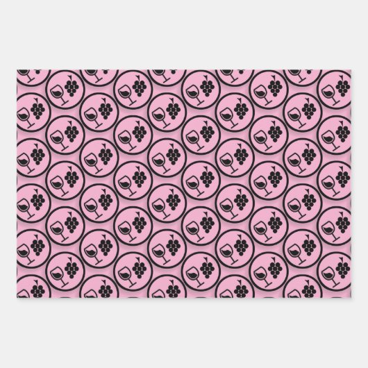 Druiven & Wijn Ontwerp Wrapping Paper (Voorkant 2)