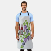 Druiven & Wijn Schort (Gedragen)