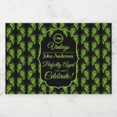 Druiven Wijnfles Drink Label Sparkling Wijnetiket (Enkel label)