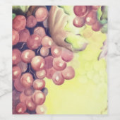 Druiven Wijnfles Label Boutique Vineyard Wijn Etiket (Enkel label)