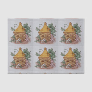 druiven wijnfles tissuepapier