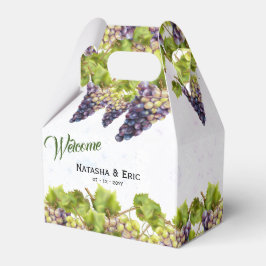 Druiven Wijngaard Mediterraanse Tuin Bruiloft Bedankdoosjes