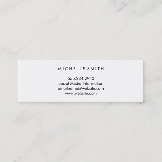 Druiven | Wijngaard Mini Visitekaartje (Achterkant)