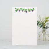 Druiven Wing Papierwaren Papier (Staand voorkant)