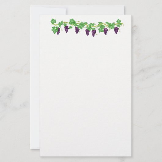 Druiven Wing Papierwaren Papier (Voorkant)