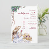 Druiven | Winnerij | Moderne Waterverf Vrijgezelle Kaart (Staand voorkant)