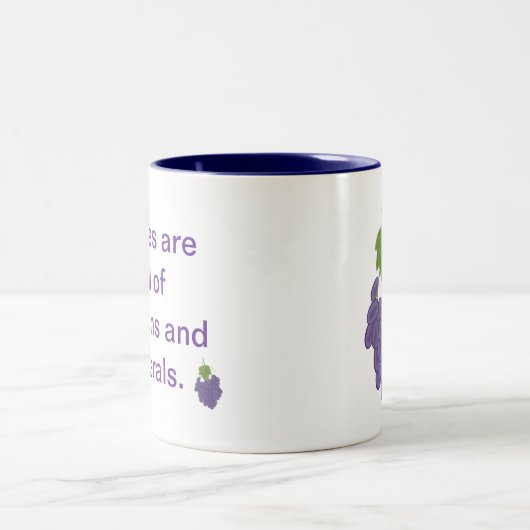 Druiven zitten vol met Vitamins & Mineralen Mokken (Center)