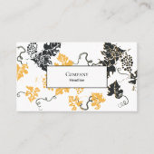 Druivenbladeren Visitekaartje (Voorkant)