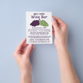 Druivenbout, wijnstang/wijnmoer flyer (Hand)