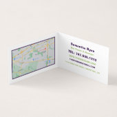 Druivenbout, wijnstang/wijnmoer, gedetailleerd visitekaartje (Binnen)