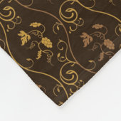 Druivendecor Fleece Deken (Hoek)