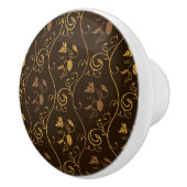 Druivendecor Keramische Knop (Rechts)