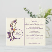 Druivenhondenbridal — Uitnodiging (Staand voorkant)