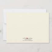 Druivenhondenbridal — Uitnodiging (Achterkant)