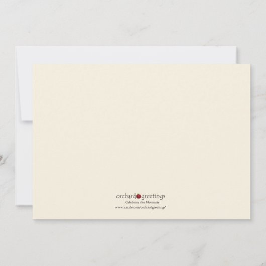 Druivenhondenbridal — Uitnodiging (Achterkant)