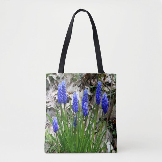 Druivenhyacinths... Tote Bag (Voorkant)