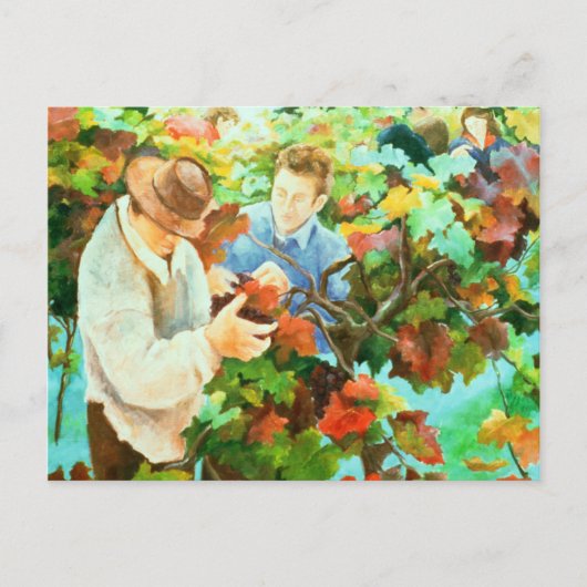 Druivenkaarsen 1996 briefkaart (Voorkant)