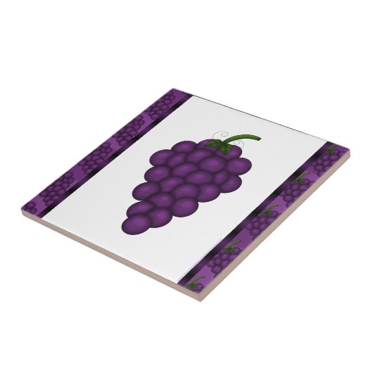 Druivenkeuken tegel tegeltje (Zijkant)