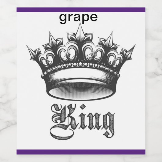 DRUIVENKNOOP WIJN ETIKET (Enkel label)