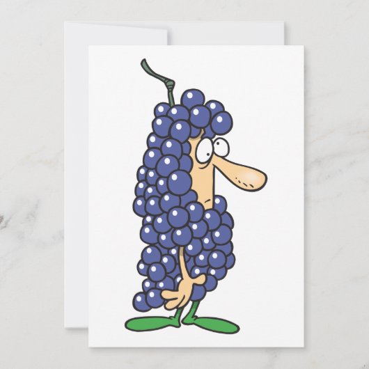Druivenkostuum Kaart (Voorkant)