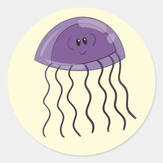 Druivenkwal Ronde Sticker (Voorkant)